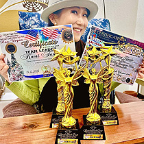 ブリリアントワールドカップラスベガス大会 受賞写真2