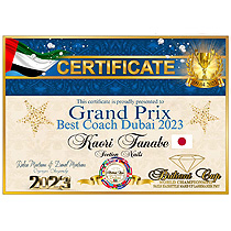 ブリリアントワールドカップドバイ大会 受賞写真2